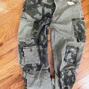 Fashion Nova Camouflage Boot Cut Jeans